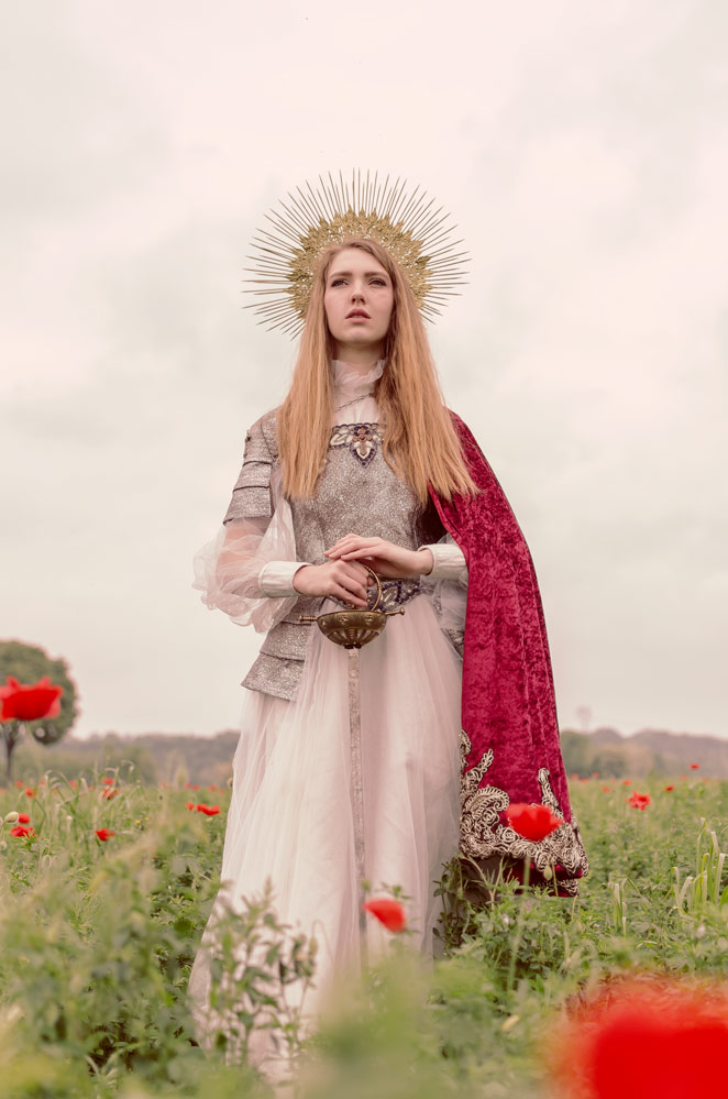 giovanna d'arco ritratto fine art costume cosplay