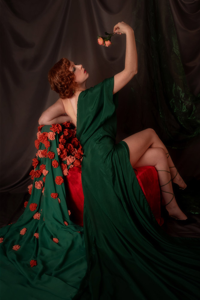 ritratto studio fine art prerafaellita