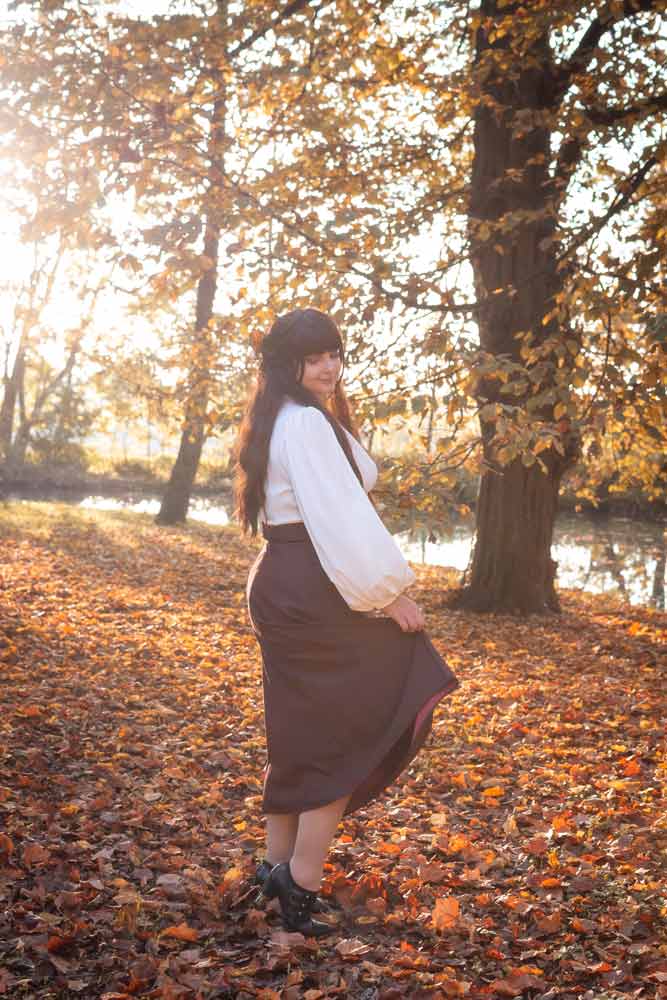 ritratto autunnale cottagecore