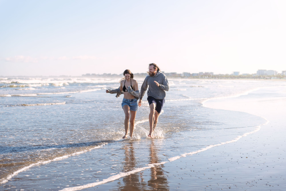 engagement mare venezia coppia