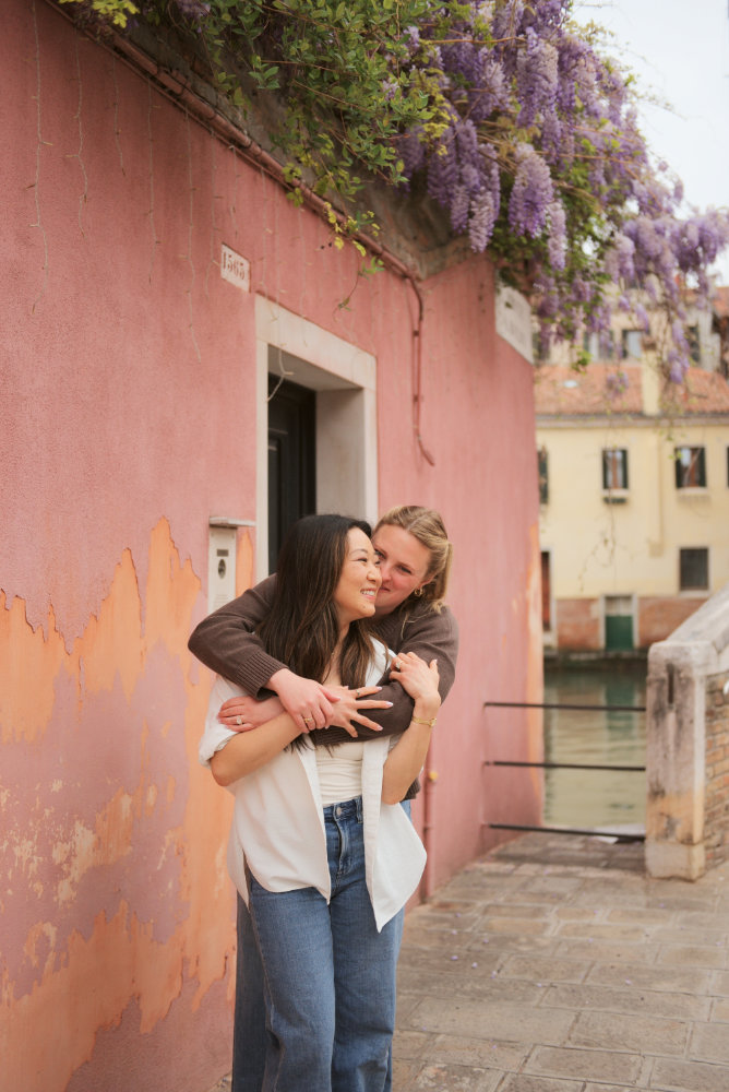 queer coppia donne venezia engagement